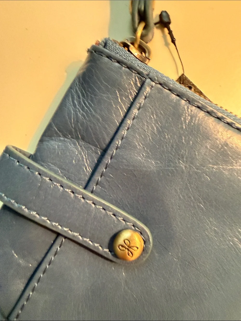HOBO leather wristlet